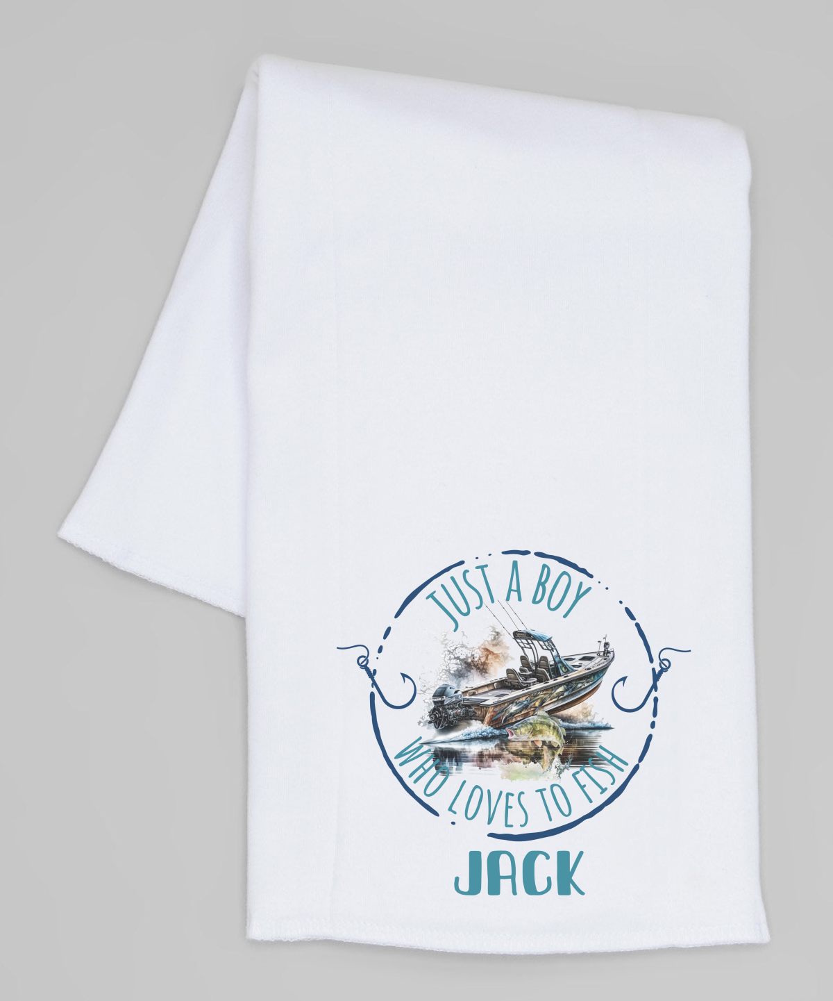 Just a Boy Who Loves to Fish Burp 5 Personalized