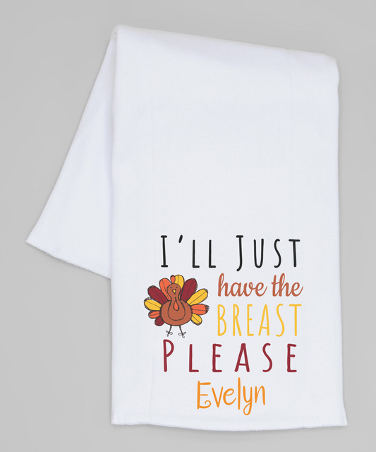 I'll have the Breast Please Personalized Burp 4