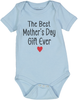The Best Mother's Day Gift Ever in Pink , Blue or Gray Short Sleeve Onesie