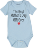 Best Mother's Day Gift Ever Short Sleeve Onesie in Pink, Gray or Blue