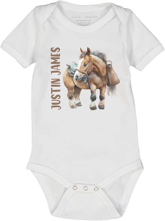 Western Horse Personalized SS Body Personalized