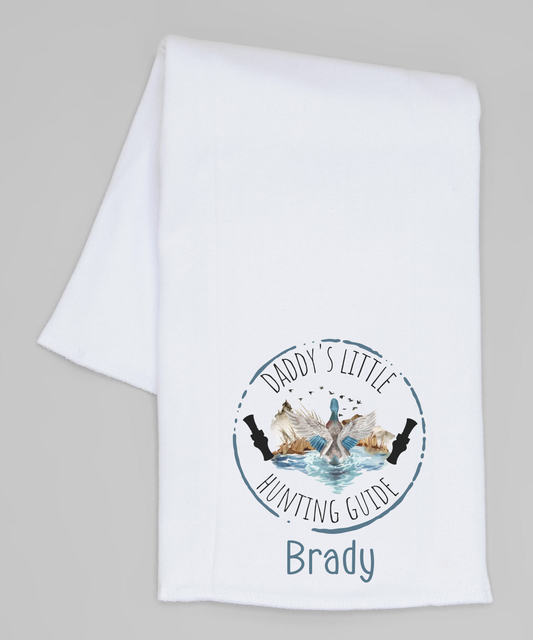 Daddy's Little Hunting Guide Burp personalized