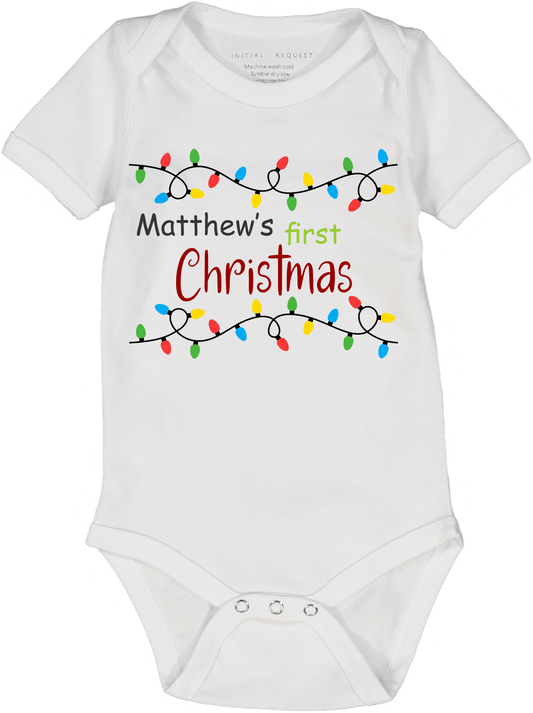 First Christmas Lights ss body