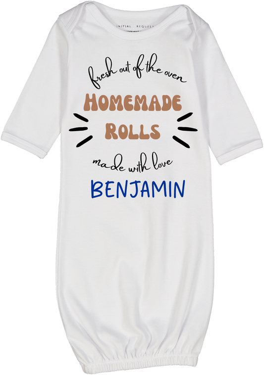 My rolls are homemade Gown Boy 2