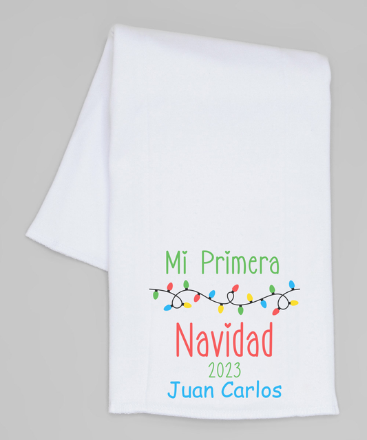 Mi Primera Navidad Personalized Burp 4