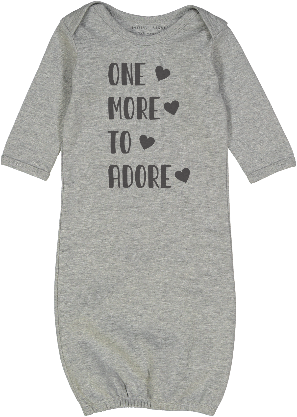 One More to Adore Gray Gown