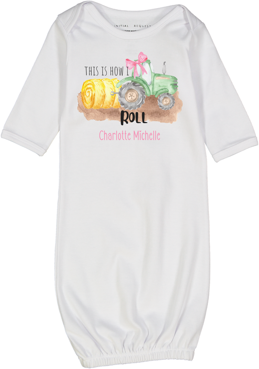 This is How I Roll Gown Personalized