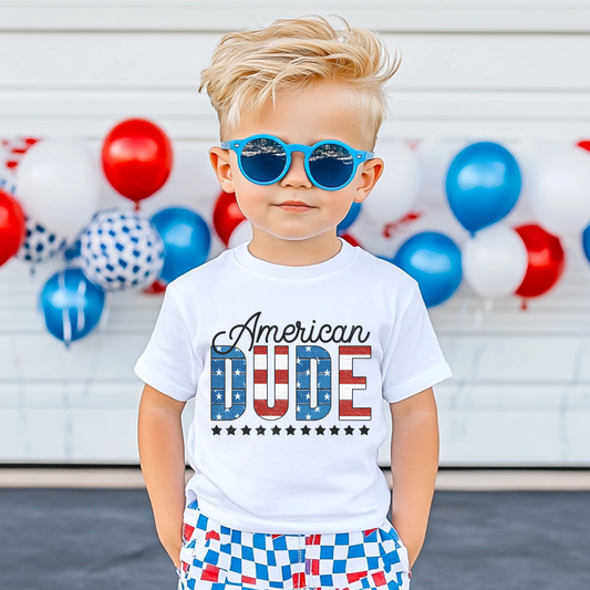 American Dude Short Sleeve Tee for Boys