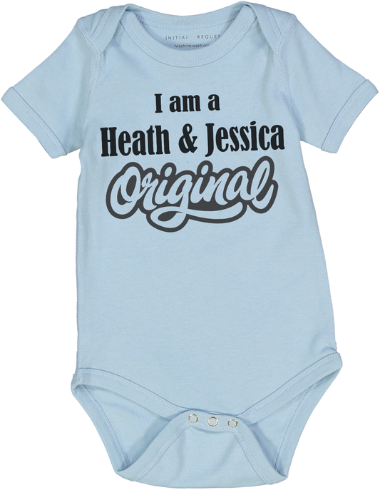 I am an Original Personalized Blue or Pink Short Sleeve Onesie