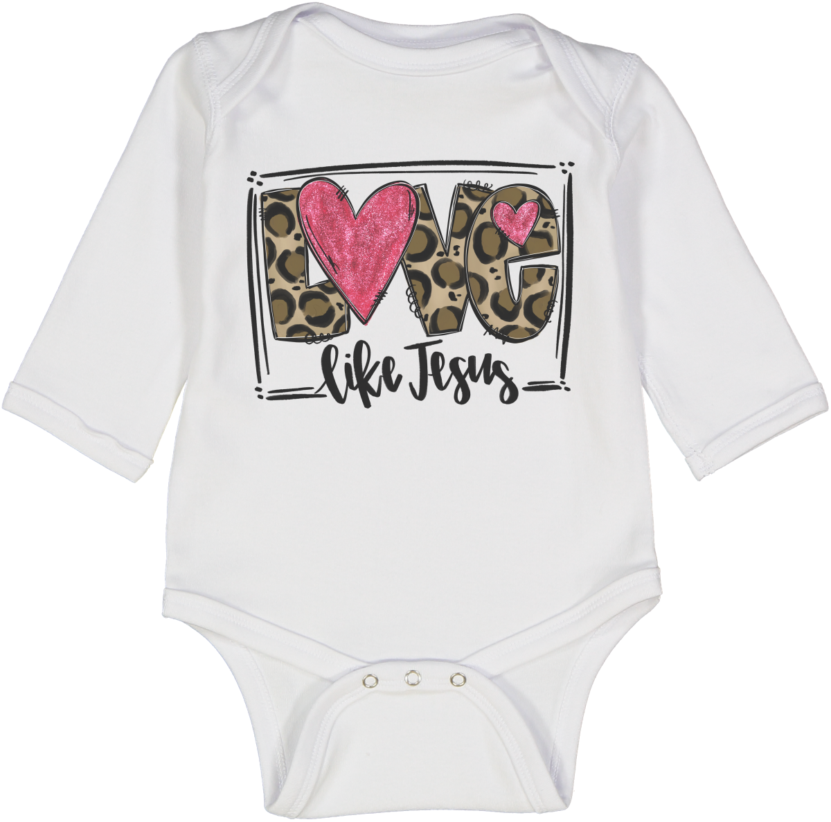 Love like Jesus Long Sleeve Onesie