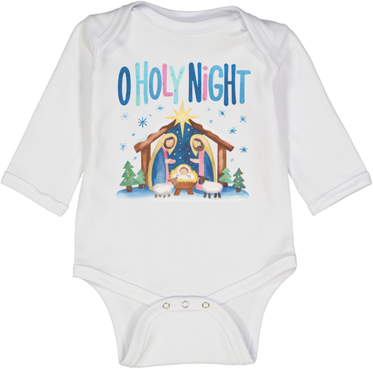 O Holy Night Long Sleeve Infant Bodysuit