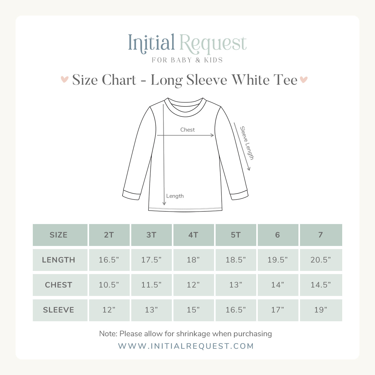Long Sleeve Tshirt white for boys or girls unisex DTG Embroidery Blanks Crafting