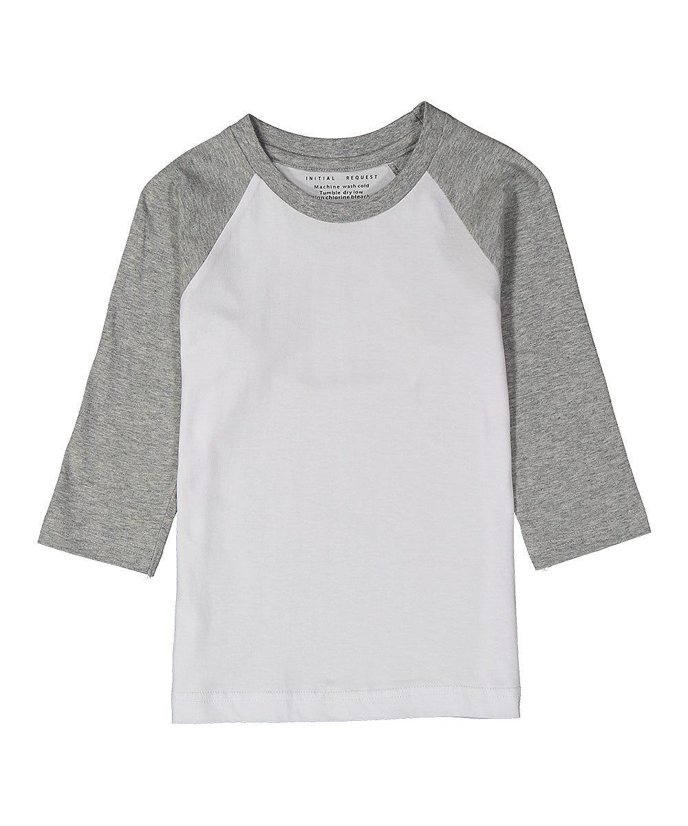 Red, pink or Gray Raglan Cotton Tee for Boys, Girls, Holiday DTG and Crafting