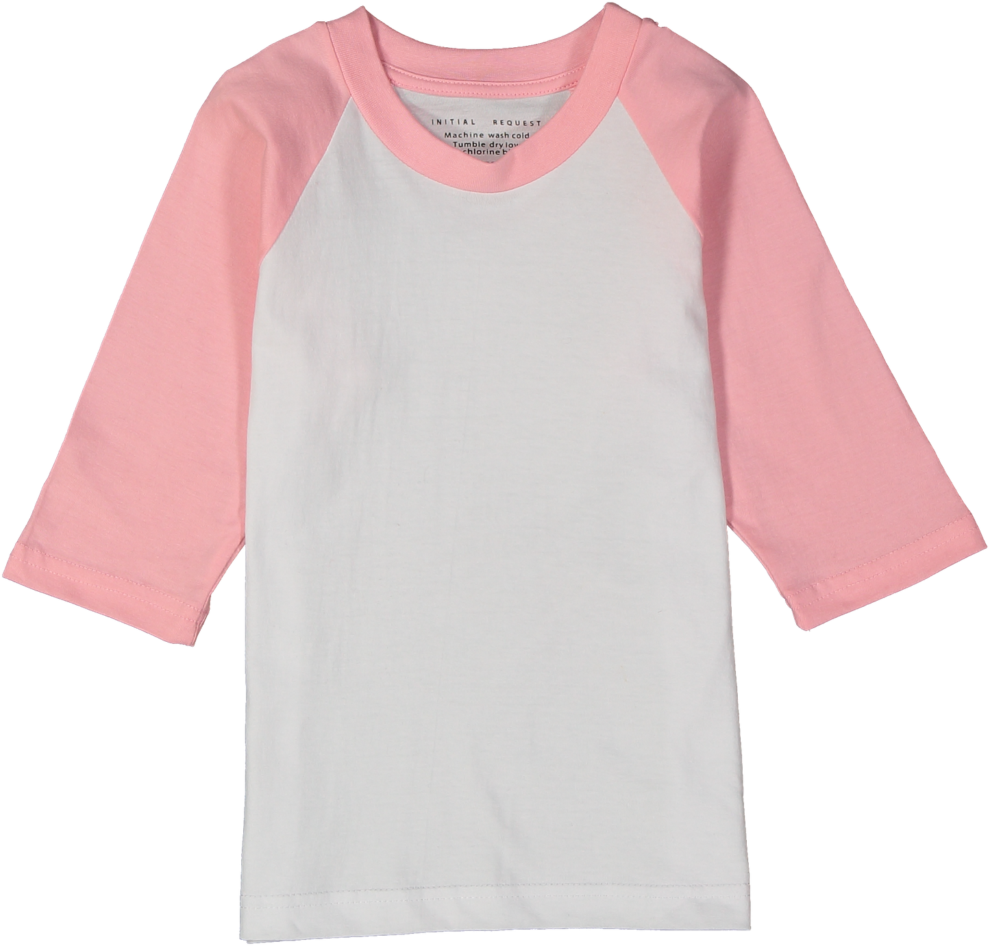 Red, pink or Gray Raglan Cotton Tee for Boys, Girls, Holiday DTG and Crafting
