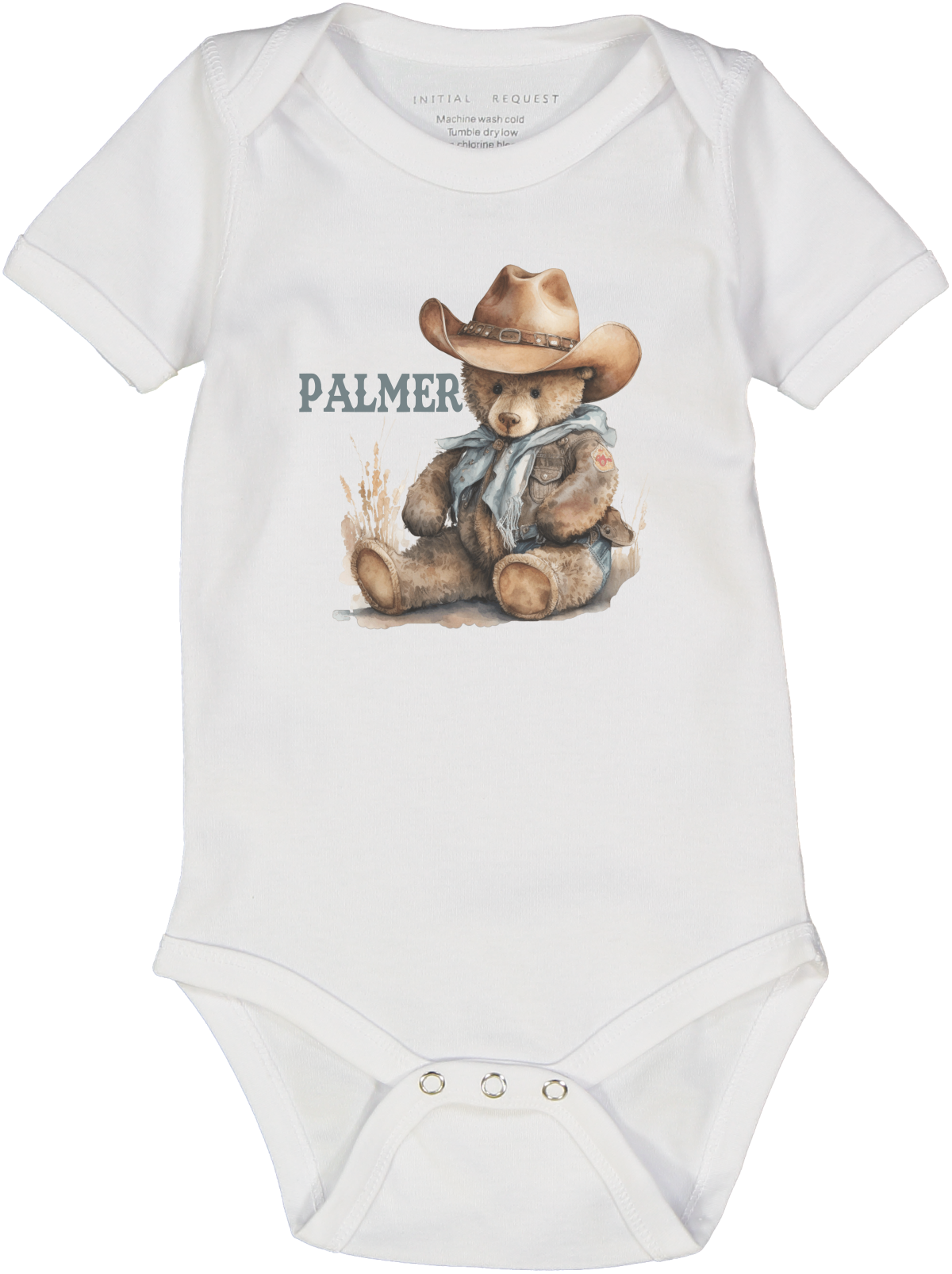 Teddy Bear Cowboy Personalized ss Body Personalized