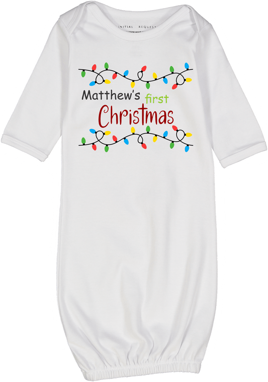 First Christmas Lights Gown 2