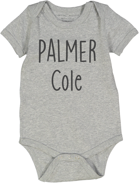 Personalized First Middle Names Gray SS Body 2