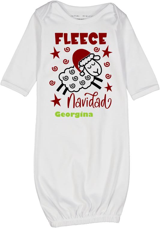 Fleece Navidad Gown 2