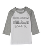 Raised in a Small Town Pink or Gray Raglan Tee for Boys and Girls