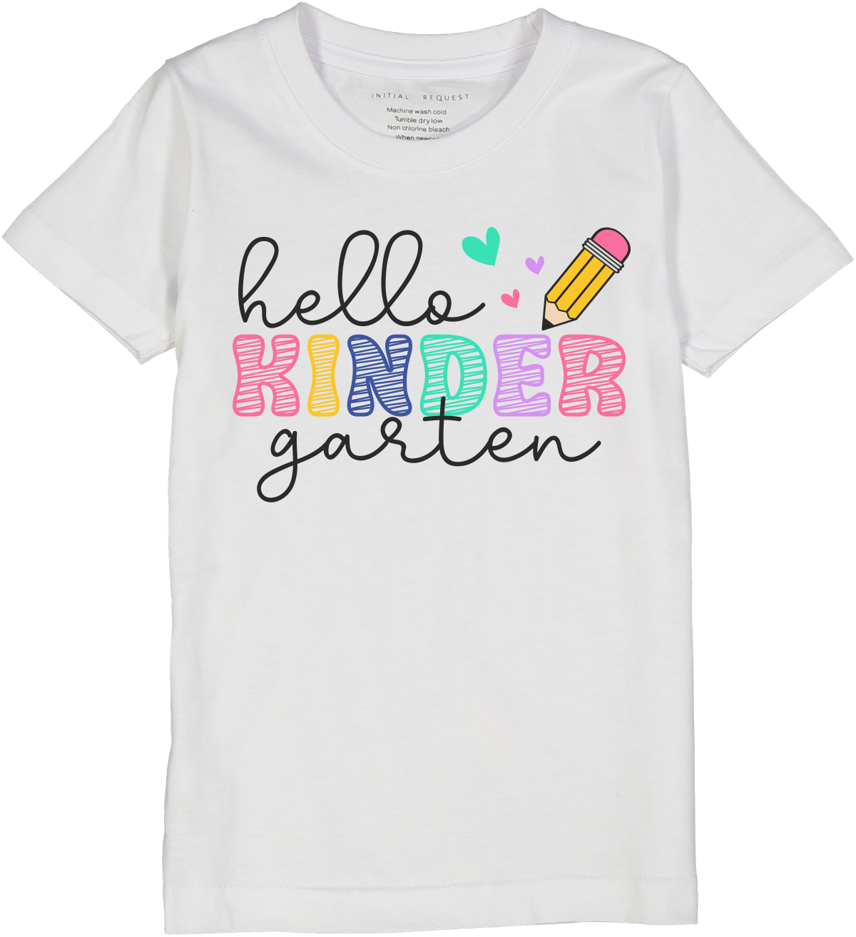 Hello Grade Level Back to School Tee for Girls