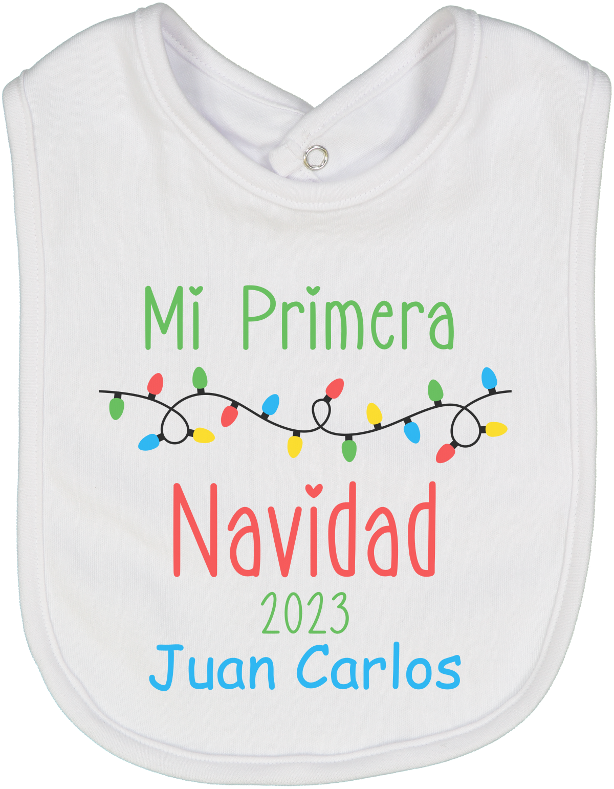 Mi Primera Navidad Personalized Bib 3