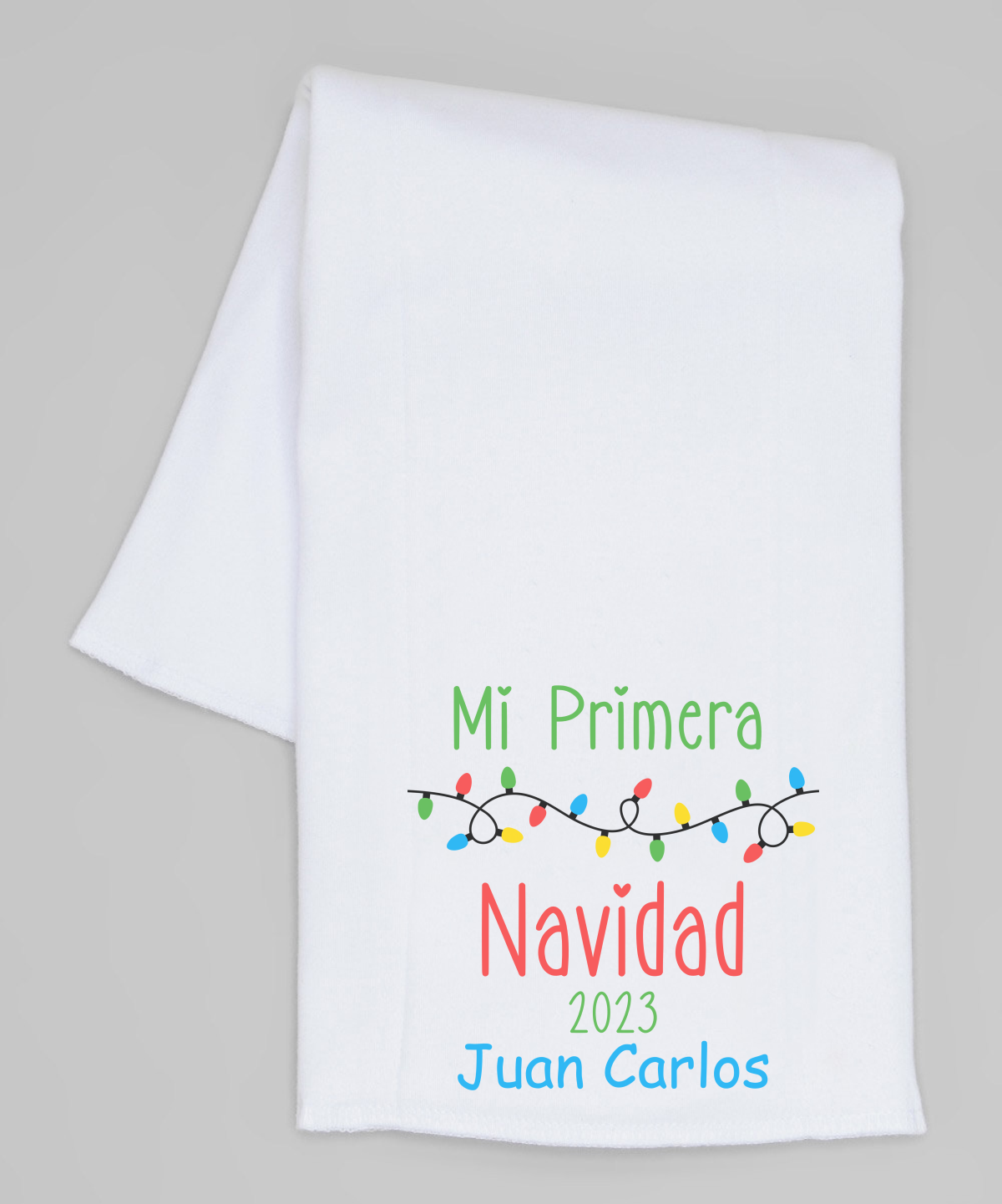 Mi Primera Navidad Personalized Burp 4