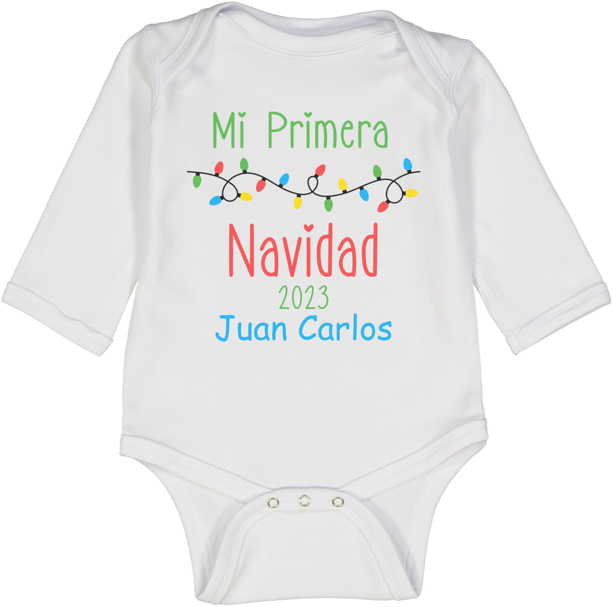 Mi Primera Navidad Personalized LS Body 1