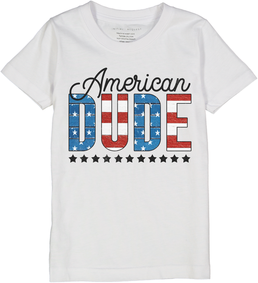 American Dude Short Sleeve Tee for Boys