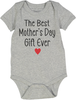 Best Mother's Day Gift Ever Short Sleeve Onesie in Pink, Gray or Blue