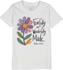 Fearfully and Wonderfully Made Psalms 139 14 Daisy 2025 Christian Bible Verse Tee for Girls