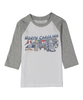 North Carolina Boys Short Sleeve White Tee