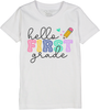 Hello Grade Level Back to School Tee for Girls