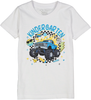 Monster Truck Back to Short Sleeve School Tee for Boys