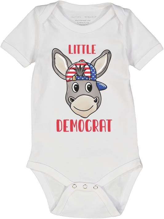 Little Democrat Short Sleeve Onesie Biden 2024