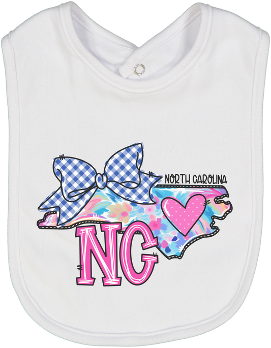 North Carolina Bib for Girls