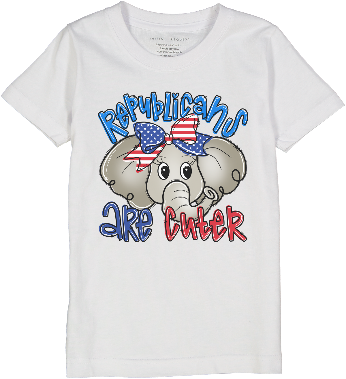 REPUBLICANS ARE CUTER Trump Election 2024 Short Sleeve Tee